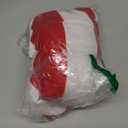 Funny World 4 Pcs Red White Striped Stovepipe Hat Costume Accessories Set for Adult