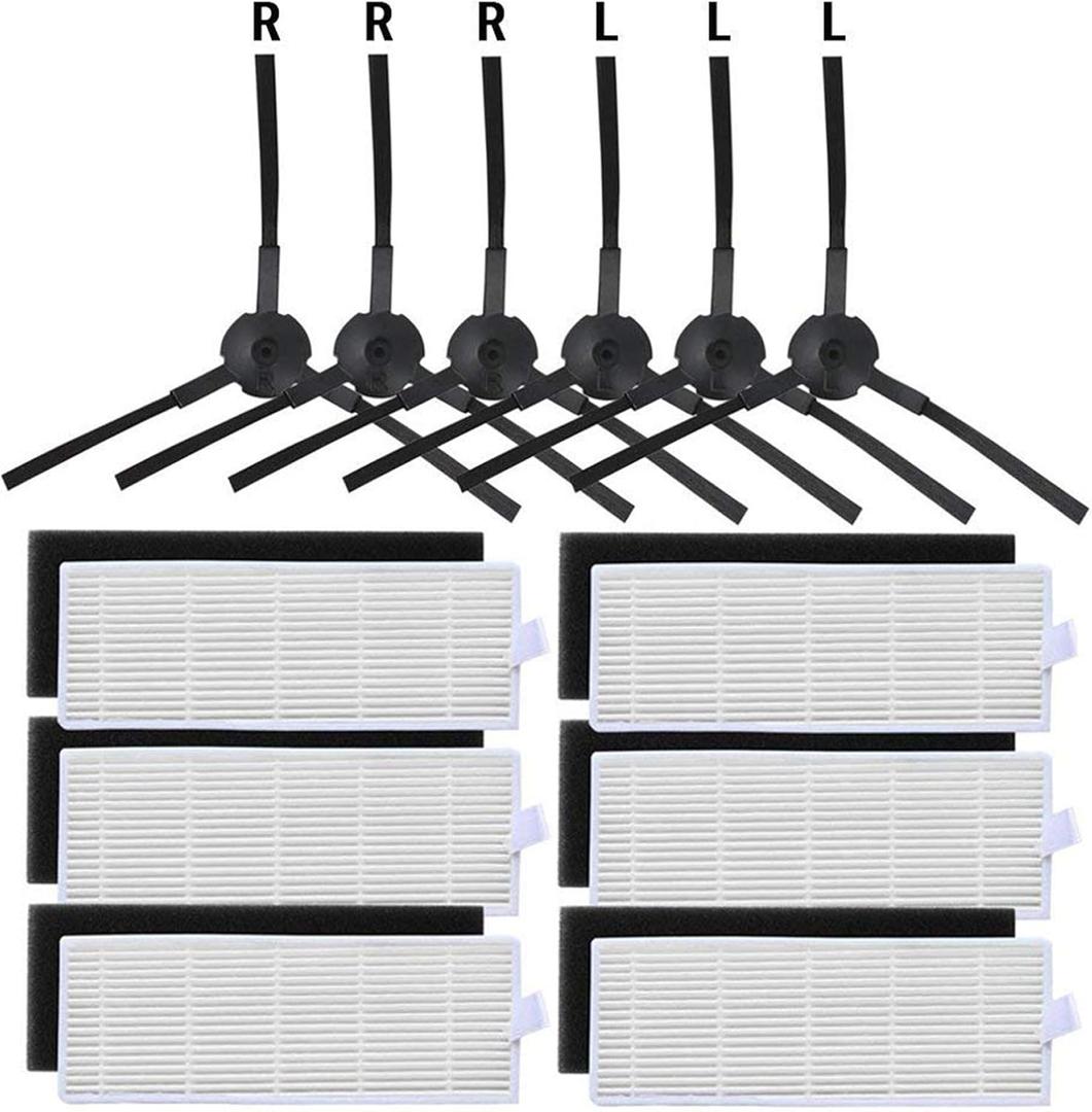 Replacement Filter and Side Brush Kit for A6 A4 A4s Robot Vacuum Cleaner