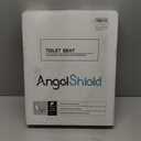 Angol Shiold Slow Close Wood Toilet Seat（Bone, Round 16.5''）