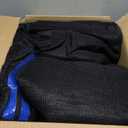 Cliselda Trampoline Replacement Safety Net for 6 Straight Poles Round Frame Trampolines, Breathable and Weather-Resistant, with Adjustable Straps, Zippers, Protection Buckles (Net Only)