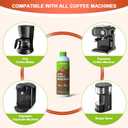 FOLLOWIN Coffee Machine Cleaner and Descaler,Espresso Coffee Maker Cleaner(2 Pack & 6 Uses),Descaling Solution for Espresso Machines and Single Use Coffee Maker