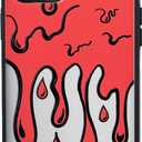 SIMPLYMDRN Tough for iPhone 12 Pro Max Case - Goth Tattoo Design - Cool Case for Men - Streetart Cover - Tough and Flexible (Drippy Black)