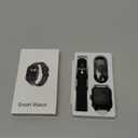 Smart Watch for Men Women SmartWatch 1.83" for iPhone Samsung Android Phone Compatible, Fitness Tracker Watch with Pedometer, Heart Rate/Sleep Monitor, Blood Oxygen, IP68 Waterproof (Black)