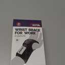 FEATOL 2 Pack Carpal Tunnel Wrist Brace For Work With Wrist Splint, 6.5'' Wrist Brace Night Support For Women Men, Pain Relief For Tendonitis, Arthritis, Pregnancy, Typing, Right and Left Hand, Medium