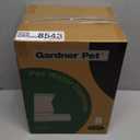 Automatic Gravity Water Dispenser for Dogs, 1Gallon Stainless Steel Dog and Cat Water Bowl Dispenser, Dog Water Fountain Dispenser for Small&Medium Dogs, Cats, Puppies(Black)