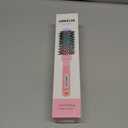 UREELIN Round Brush for Blow Out - 1.0 Inch Small Nano Thermal Ceramic & Ionic with Boar Bristles - Salon Blow Drying Hair Brush for Drying,Volumizing, Curling, Shine & Smooth Styling