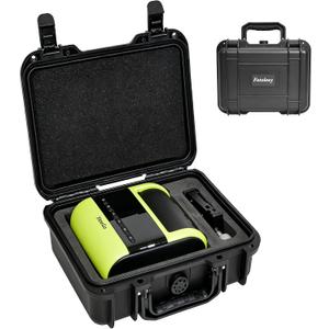 Carrying Case for XbotGo Falcon, Waterproof, Shockproof & Dustproof, Secure Lock & Ventilation System, Durable PP Plastic with EVA,for Storage & Travel