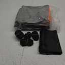 5 x 8 All-Weather Protection Utility Trailer Cover, Heavy Duty 600D Waterproof Cover with Rear Landscape/Tailgate Ramp with Windproof Ropes Fits 5 x 8 FT Trailers, Light Gray