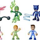PJ Masks Hasbro Nighttime Heroes Figure Set Preschool Toy, 6 Action Figures and 11 Accessories for Kids Ages 3 and Up