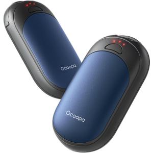 OCOOPA Magnetic Hand Warmers Rechargeable 2 Pack, UL Safety Heat 100-126F, 3-Settings, Pocket-Sized, Max. 8 Hrs Long Lasting,Great for Raynauds, Golf, Hunting, Camping, Gifts for Men Women, UT3 Lite (Blue)