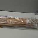 LazBlinds No Tools No Drill Cordless Bamboo Roman Shades, Light Filtering Window Treatment, Roll Up Bamboo Blinds for Windows 34'' W x 64'' H, Acorn