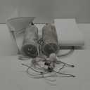 Kyrid 23.25'' Table Lamps for Living Room Set of 2, Distressed Gray Lamp with Luminous LED Base, Bedside Lamps for Bedroom (Bulbs Included)