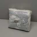 MYSKY HOME Blue Living Room Curtains Kids Curtains for Boys Bedroom 84 Inches Long Double Layer Curtains Room Darkening Grommet White Pom Pom Sheer Blackout Curtains Dusty Blue 52 x 84 Inch 2 Panels