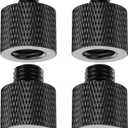 3/8 to 1/4 Camera Screw Adapter Thread 4 Pcs 1/4 Female to 3/8 Male and 3/8 Female to 1/4 Male Camera Tripod Adapter for Camera Monitor Tripod Mic Mount Microphone Stand