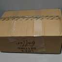 LE TAUCI Deep Casserole Dishes for Oven, 13.7”x9.6” Ceramic Baking Dish Set with Roasting Racks, Large Lasagna Pans with Handles, Rectangular Bakeware as Gift for Mom, White (4.6QT/3.0QT/1.6QT), Set of 3