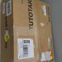 TUTOTAK Bookshelf, 6-Tier Tall Book Shelf, Narrow Bookcase for Small Space, DIY Stackable Bookshelf, for Living Room, Office, Study, Entryway, Industrial, Black BS01BK006 (6-Tier(10.7 x 14.5 x 65.3 Inches))