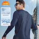 NORTHYARD Men's Sun Protection Shirts Long Sleeve UPF 50+ Rash Guard Swim Shirt Athletic Running UV Fishing Hiking SPF (XL)