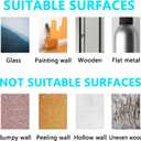 3 x Inspirational Quotes Wall Stickers for Office: Motivational Gym School Classroom Garage Bedroom Vinyl Art Wall Decals - Be Patient Trust The Process 25" X 7" (Small)