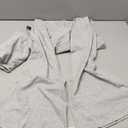 ZFLM Casual Workout Two Piece Outfits for Women Short Sleeve Crop High Waist Foldover Flare Pants Tracksuit Sets Streetwear (X-Large, Heather Grey)