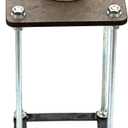 Royal Shade Reinforced Base Frame Set for Shade Sail Pole, Heavy-Duty 15" Rebar - Easy Installation for Backyard, Concrete, Outdoor, Patio, Soil