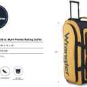Wrangler Wesley Rolling Duffel Bag, Ambergold, Large 30-Inch