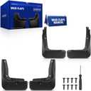 JC Whitney Set of 4 Front and Rear Mud Flaps Splash Guards | Compatible with Hyundai Sonata 2018-2019