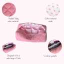 Sherpa Travel Bag for Hair Tools&Attachments–Compatible with Dyson Airwrap,Shark, Travel Storage Bag, Portable Travel case Organizer,multifaction Large Pink Cosmetic Bag with Pockets, Pink, Casual