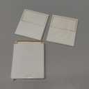 50 Pack Place Cards for Table Setting with Gold Foil Border Table Tent Cards for Seating Perfect for Weddings, Dinner Parties, Banquets, 2” x 3.5”