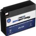 YTX4B-BS 12V 40 CCA AGM  Maintenance-Free 2Ah Battery for Scooter, Mini ATV, Pocket Bike  Tab Terminal  Fits Yamaha Zuma 50, Honda Metropolitan, Razor Pocket Mod, TaoTao 50cc