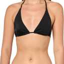 BOSS Women's Classic Triangle String Bikini Top (Black, M)