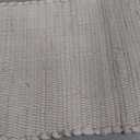 DII Handmade Chindi Tabletop, Reversible and Machine Washable, Table Runner, 14x72, Natural