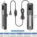 FEDOUR 600W 800W Titanium Aquarium Heater with External Controller, LED Digital Display Submersible Heater with Overheating Protection, for up to 220Gallon Fish and Turtle Tank (800W for up to 220Gal)