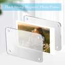 Remerry 24 Pcs Acrylic Fridge Magnetic Frames for Photos Compatible with Polaroid Instax Mini Pictures Double Sided Clear Fridge Magnetic Frame for Family Friend Class of 2026, 2.36 x 3.54 Inch