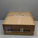 20'' Fandelier Ceiling Fans with Lights, Gold Caged Ceiling Fan with Remote Low Profile, 6 Speed and Petal, Modern Semi Flush Mount Ceiling Fan for Bedroom, Living Room, Nursery, Flower