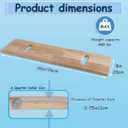 King Mills Plus Size Pinewood Extra Wide and Thick Transfer Board/Slide Board for Transferring to Wheelchair, Bed or Car. Ideal for Seniors, Elderly or Physical Therapy Patient.XL