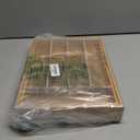 Expandable Bamboo Kitchen Drawer Organizer for Cutlery and Utensils, Adjustable Bamboo Wood Cutlery Tray in Drawer for Flatware and Silverware in Kitchen, (Natural) (7 Slots Expandable)