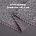 Amazon Basics Cooling Blanket for Hot Sleepers, Reversible Lightweight Thin Throw Blanket for Bed, Couch and Sofa, Queen (90" x 90"), Dark Gray