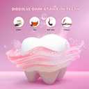 2 x Niacinamide Whitening Toothpaste, Effectively Whitens Teeth, with Peach & Mint Flavor - Stain Removal, Gum Care, Fresh Breath 24HR, Fluoride-Free Gentle Formula for Sensitive Teeth