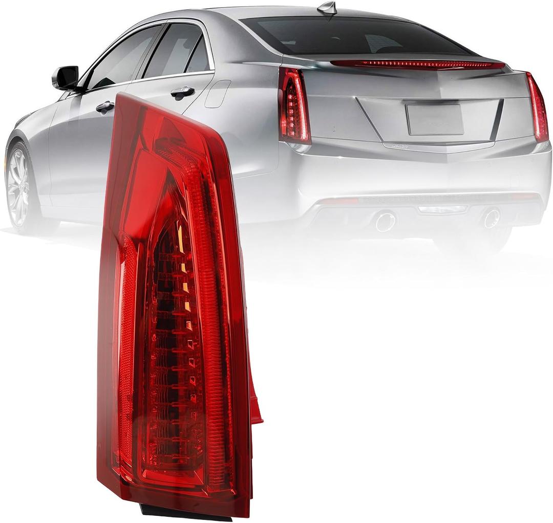 Dasbecan Driver Side Taillight Compatible with 2013-2018 Cadillac ATS