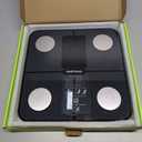 Smart Scale for Body Weight  Large Backlit Display UltraPrecise Bathroom Weight Scale with 15 Body Composition Metrics, App Sync Bluetooth & MultiUser Profiles, FSA&HSA Eligible (4-electrode, Black)