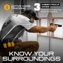 M300A Ear Protection For Gun Range - Shooting Ear Muffs with Ergonomic Gel Cushions, IPX5 Waterproof Gear (Brown)