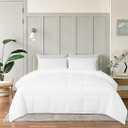 2 Pack White Comforters, All Season Soft Down Alternative Comforter 