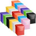 Deekin 18 Packs Deck Cards Box Trading Card Storage Box Case Carrying Case for Family Party Games Supplies(Bright Color,4 x 2.8 x 3 Inch)
