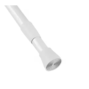 Tension Adjustable 43 in. to 79 in. Shower Curtain Rod White
white tension rod