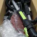 Drywall Sander, 7.2A Electric Drywall Sander with Vacuum Dust Collection, LED Light, 6 Variable Speed Digital Display 900-1800RPM, Foldable & Extendable Handle, 9 Sanding Discs&3 Grid Sandpaper (Green)