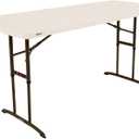 LIFETIME 6-Foot Adjustable Height Nesting Table, Commercial, Almond