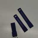 BARTON Elite Silicone Watch Bands - Quick Release - Choose Strap Color & Buckle Color (Stainless Steel, Black PVD or Gunmetal Grey) - 18 Mm, 20 Mm, 22 Mm & 24 Mm Watch Straps (Navy Blue)