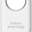 Samsung Galaxy SmartTag2, Bluetooth Tracker, Smart Tag Tracking Device, Item Finder for Keys, Wallet, Luggage, Pets, Use w/ Phones and Tablets Android 11 or Later, 2023, 1 Pack, White