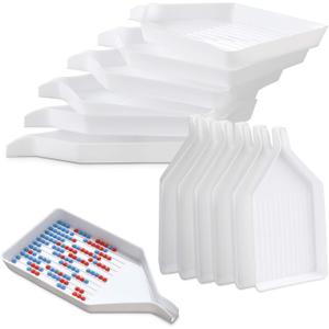 Plastic Diamond Art Painting Bead Sorting Trays (3.8 x 2.2 Inches), Accessories and Tools for DIY Crafts(20)