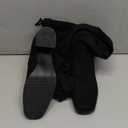 Vipost Square Toe 2.5-inch Thigh High Boots, Suede Over the Knee High Boots for Women, Chunky Block Heel Long Tall Boot with Side Zipper, Fall Winter Fashion 2025, 7